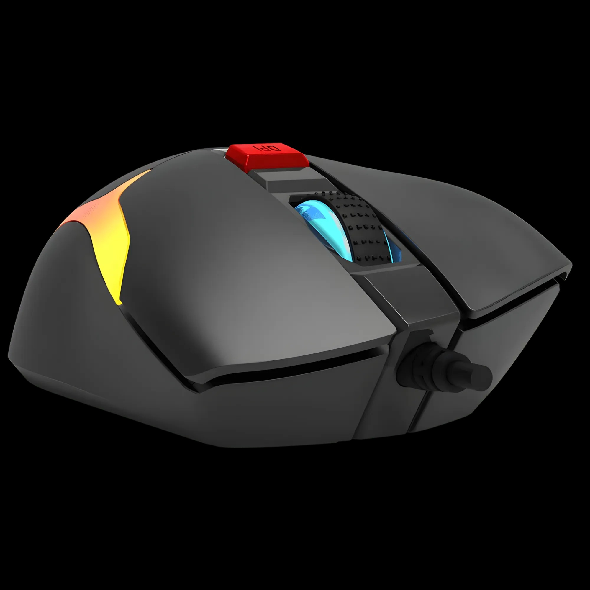 Marvo M360 Tepo 70 Wired Gaming Mouse - Black / 12800 DPI / 6-Step DPI / Polling Report: 500HZ (up to 1000HZ) / RGB backlight with 7 modes / M360 / M360